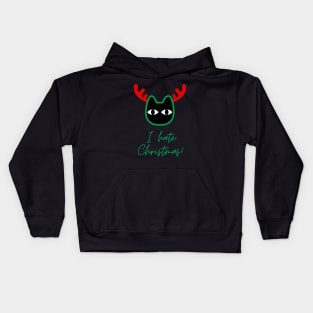 I hate Christmas! Kids Hoodie